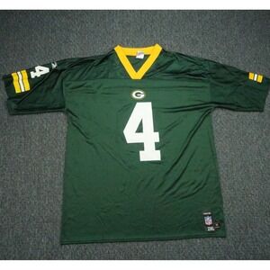 VINTAGE Brett‎ Favre Jersey Adult XXL Green Reebok Green Bay Packers